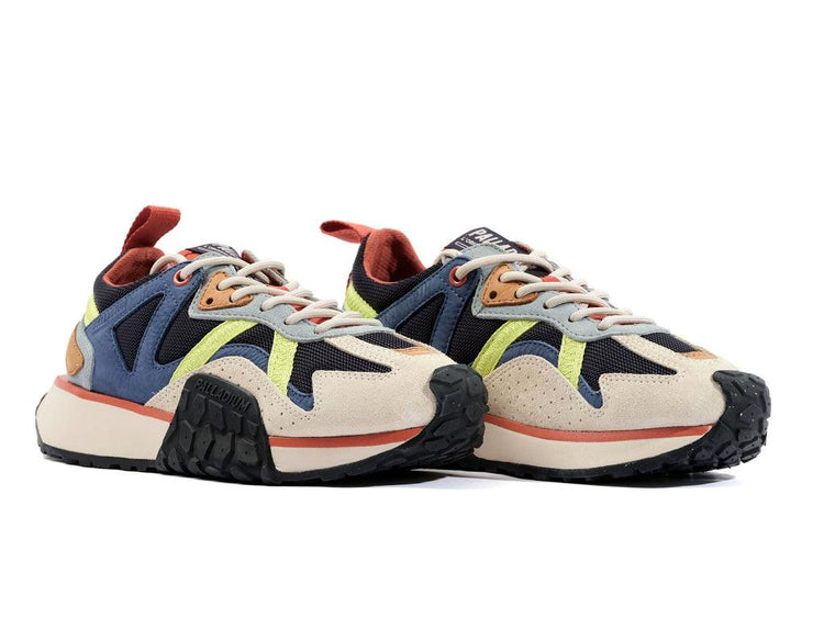 Troop Runner Outcity Dark Blue / Blue Grey - Scarpe Stringate Profilo Basso Bambini Multicolore PAS08876-469-M  PALLADIUM 