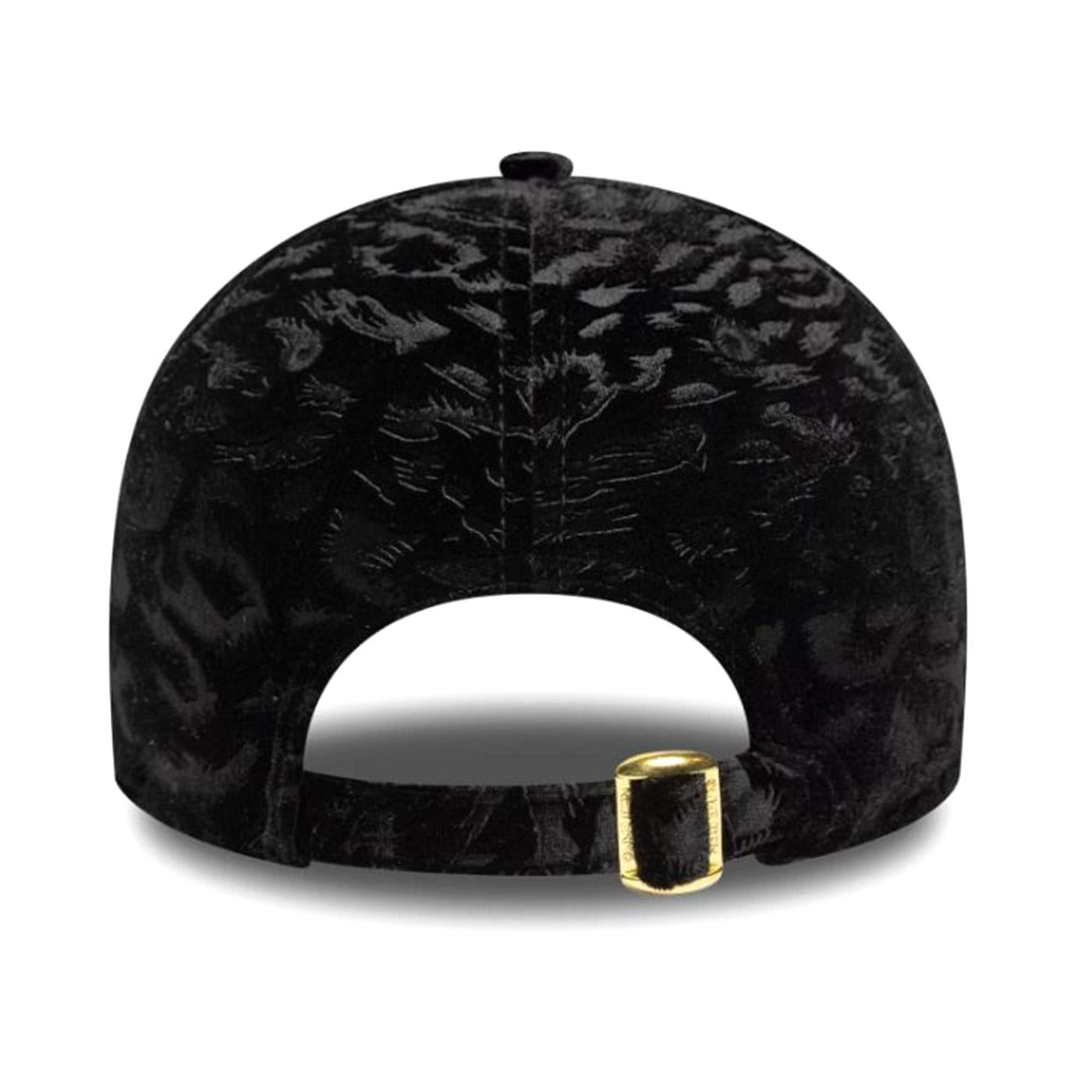 Female Leo Velour Metallic 9FORTY® New York Yankees Black - Cappellino con Visiera Nero 60758950 BLK NEW ERA 