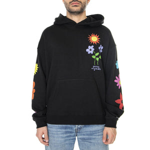 M' Go Earthy Day Sunshine Hoodie Jet Black A996 - Felpa con Cappuccio Uomo Nera M3GQ25KBQO2-JBLK  GUESS ORIGINALS 
