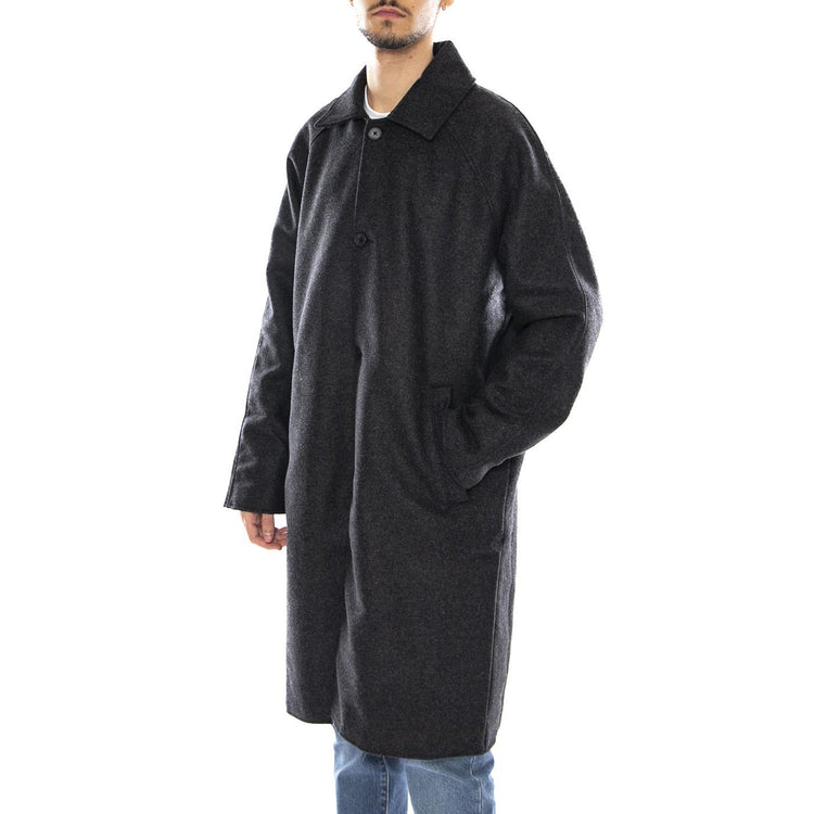 Mac Wool Coat -- Cappotto Uomo Dark Grey Marl I032592. 3F5.00 EDWIN 
