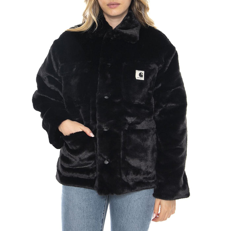 W Olney Michigan Coat - Nero - Cappotto Donna I035320_89_XX . CARHARTT WIP 