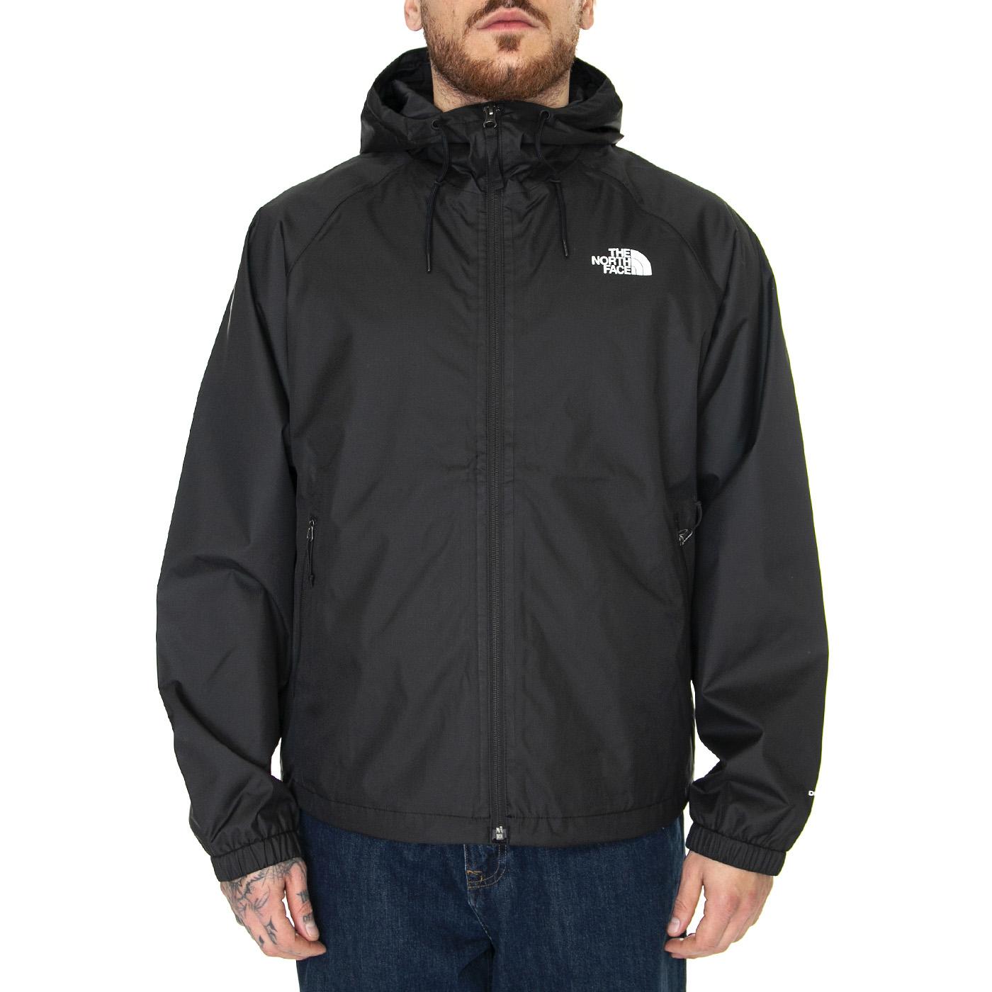 M Tnf Rain Hoodie Tnf Black - Giacca con Cappuccio Uomo Nera NF0A7ZXYJK31  THE NORTH FACE 