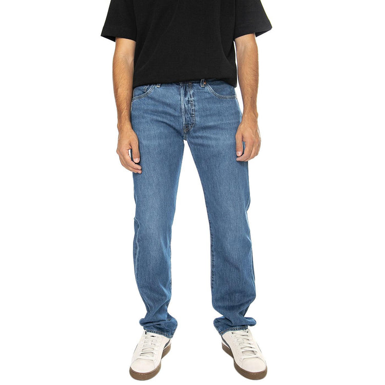 501 Levi's Original Honeybee Dark Indigo Worn In - Pantaloni Denim Jeans Uomo Blu 00501-3523  LEVIS 