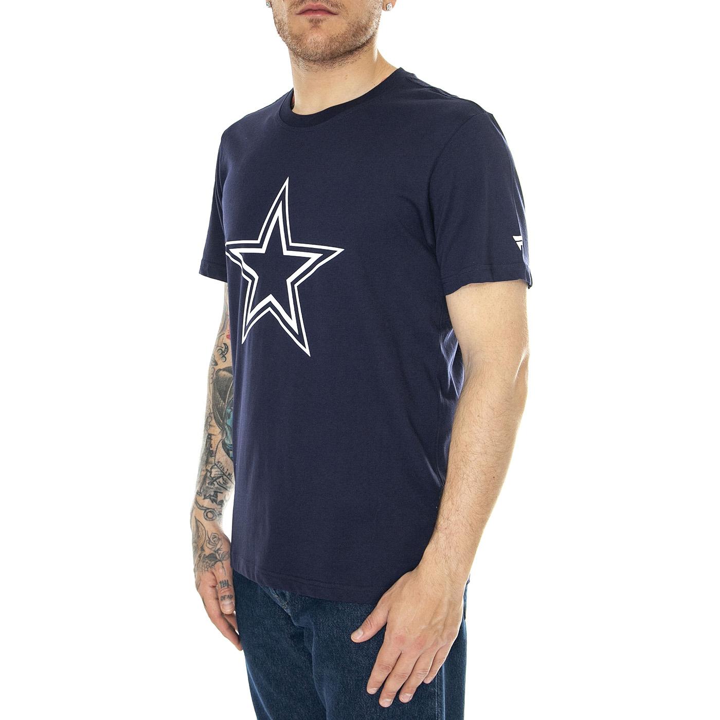 Dallas Cowboys Primary Logo Graphic T-Shirt Maritime Blue - Maglietta Girocollo Uomo Blu 108M-EX53-7RD-6GZ  FANATICS 