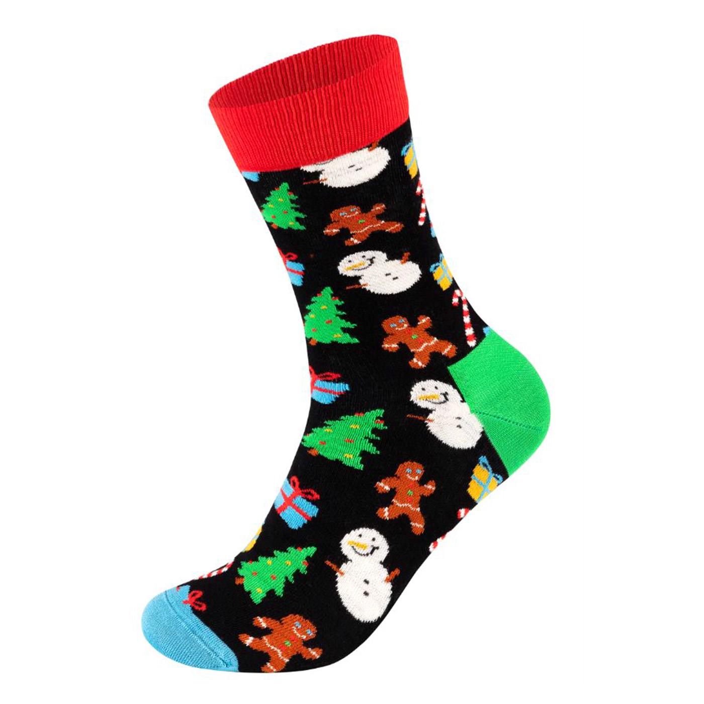 2-Pack Big Dot Snowman Gift Set Black - Set da Due Paia di Calzini Multicolore XBDS02-6500  HAPPY SOCKS 