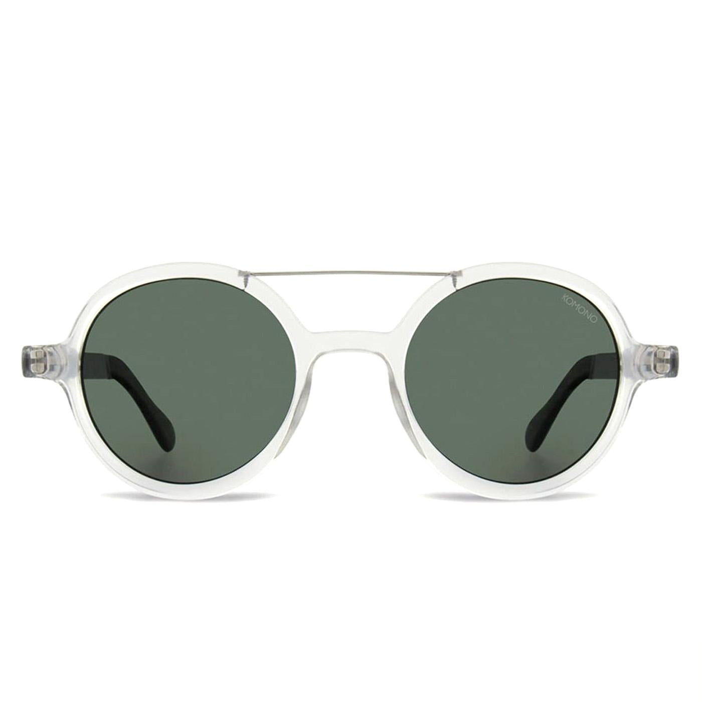 Vivien Clear / Silver UV 400 Protection Sunglasses - Occhiali da Sole Argento KOM-S2111  KOMONO 