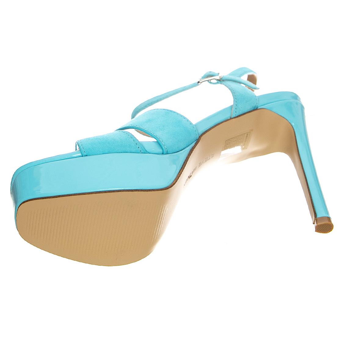 Lavisher Teal Sued - Sandali Donna Blu SMSLAVISHER-TEA  STEVE MADDEN 