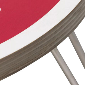 Heart Folding Table Scarlet / White - Tavolino con Logo e Gambe Pieghevoli Rosso I035830.3FXXX . CARHARTT WIP 