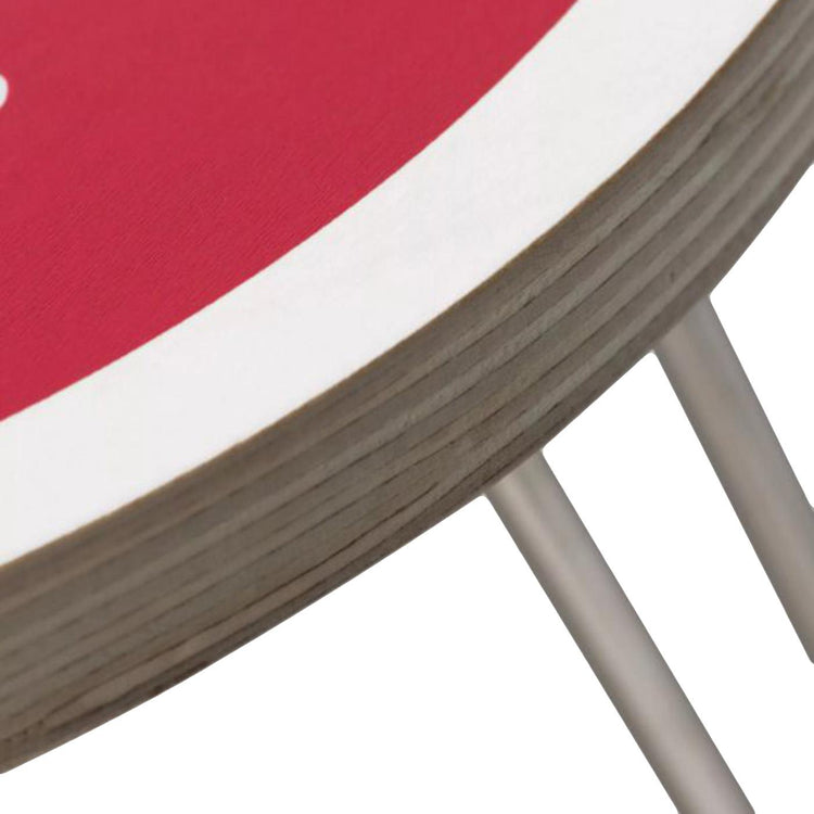 Heart Folding Table Scarlet / White - Tavolino con Logo e Gambe Pieghevoli Rosso I035830.3FXXX . CARHARTT WIP 