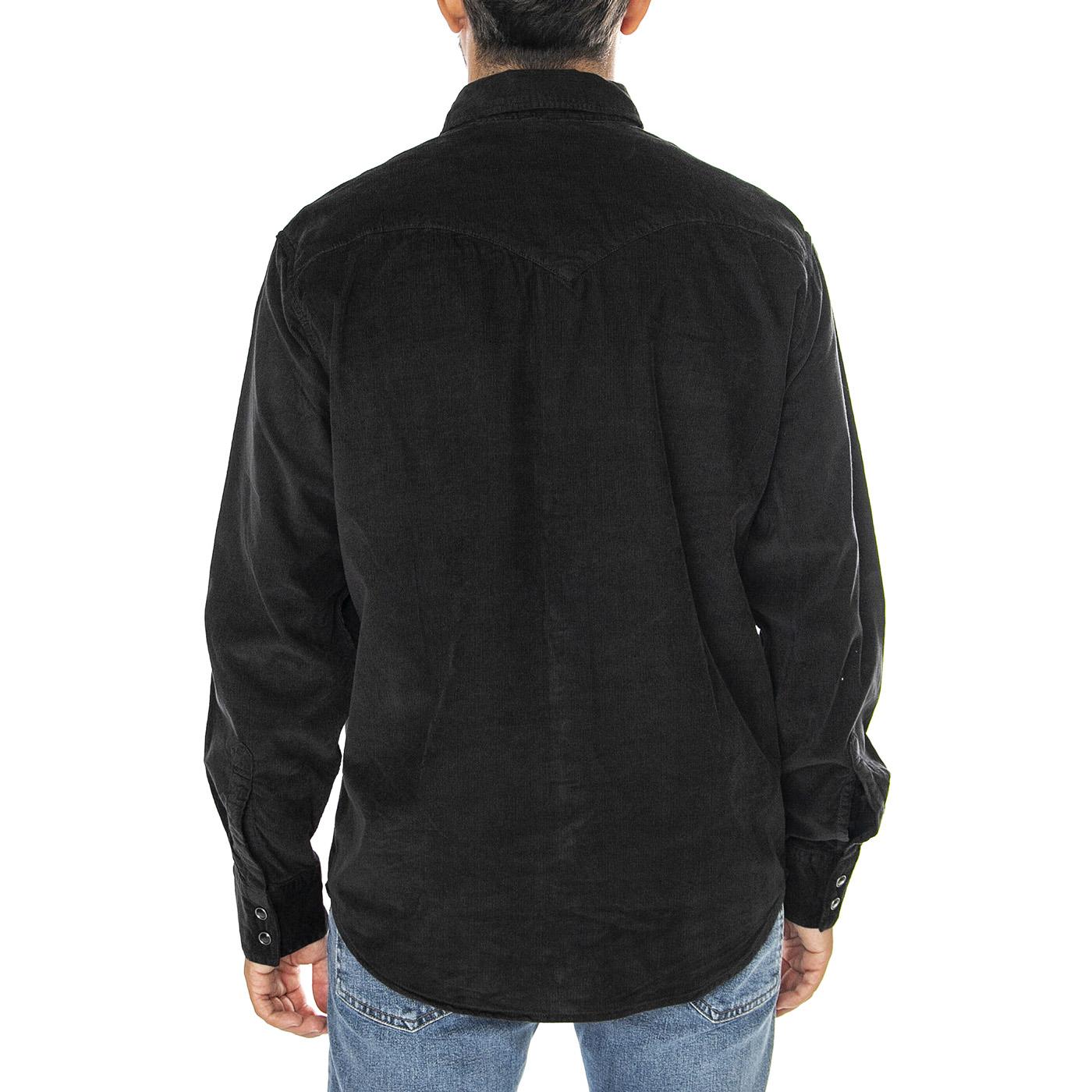 Barstow Western Standard Jet Black - Camicia Uomo Nera 85744-0078  LEVIS 