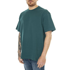Plain Loose Tee Evergreen - Maglietta Girocollo Uomo Verde 112350757  LEE 