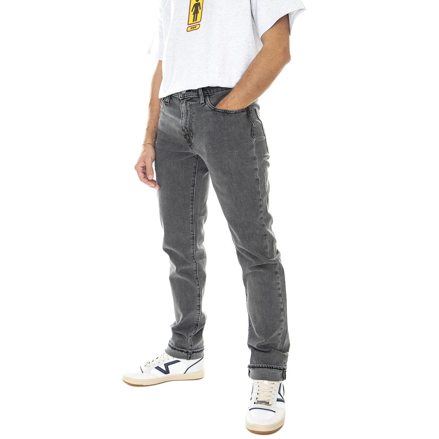 511 Slim Storm Rider Adv - Pantaloni Denim Jeans Uomo Grigi 04511-5311 . LEVIS 