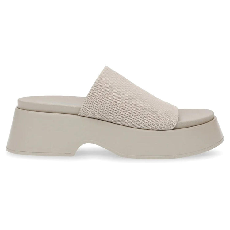 Throw Back Greige Stretch Power Mesh - Sandali Donna Grigi SMSTHROW BACK-GRE  STEVE MADDEN 