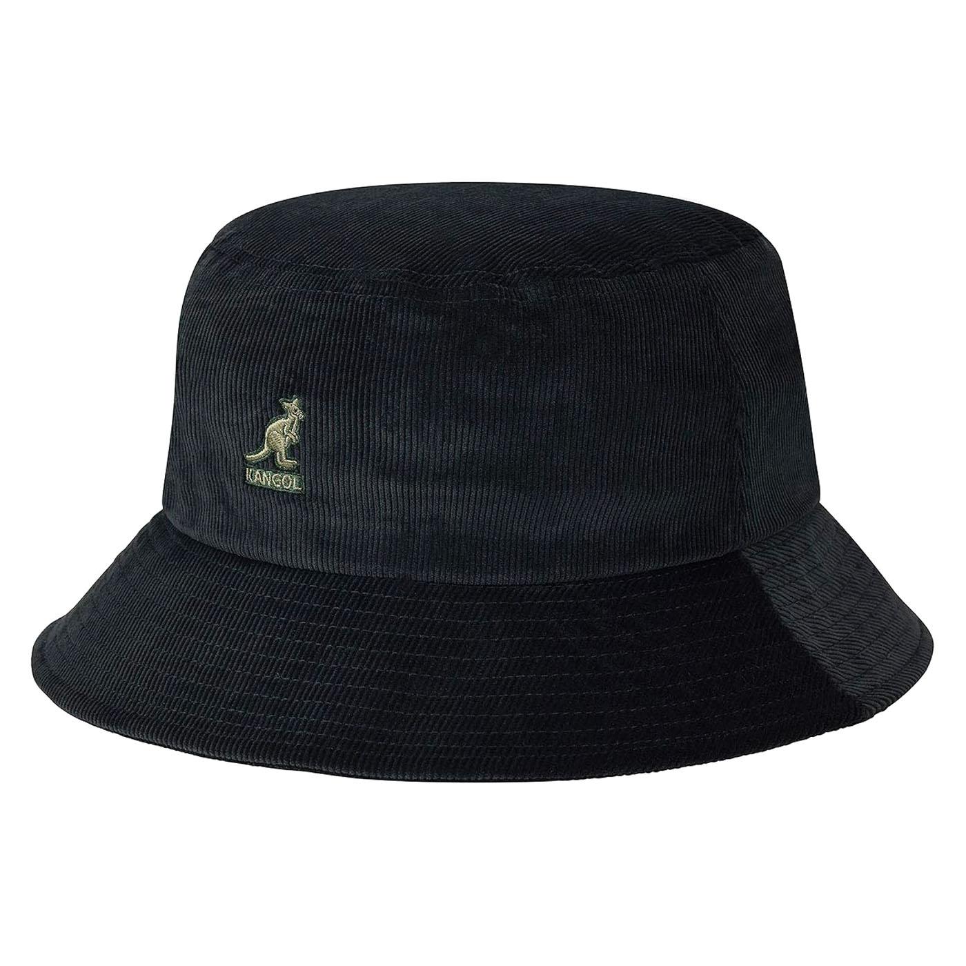 Cord Bucket Hat - Black - Cappello da Pescatore Nero K4228HT BK001 KANGOL 