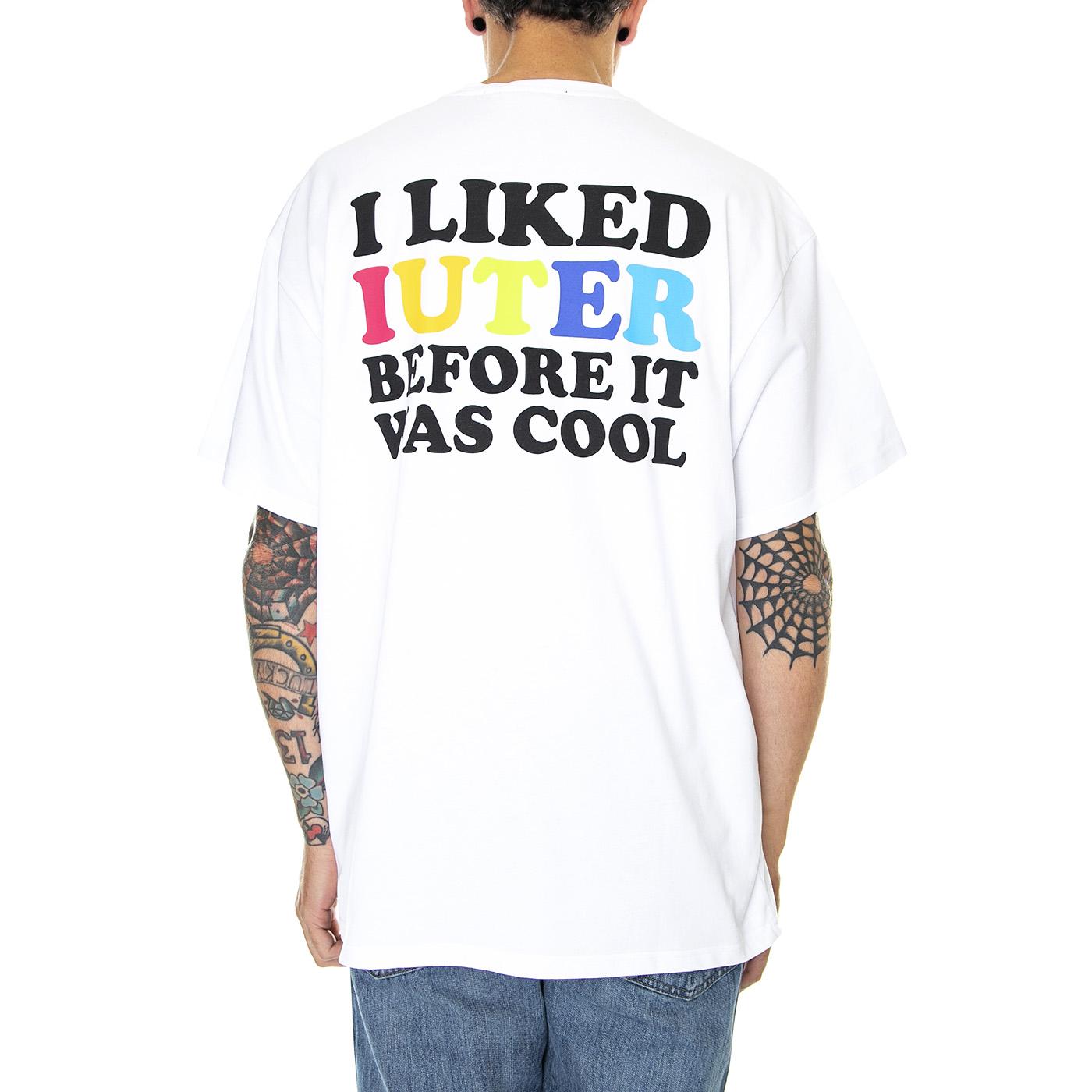Now Cool Tee White - Maglietta Girocollo Uomo Bianca 22WITS46-WHITE  IUTER 