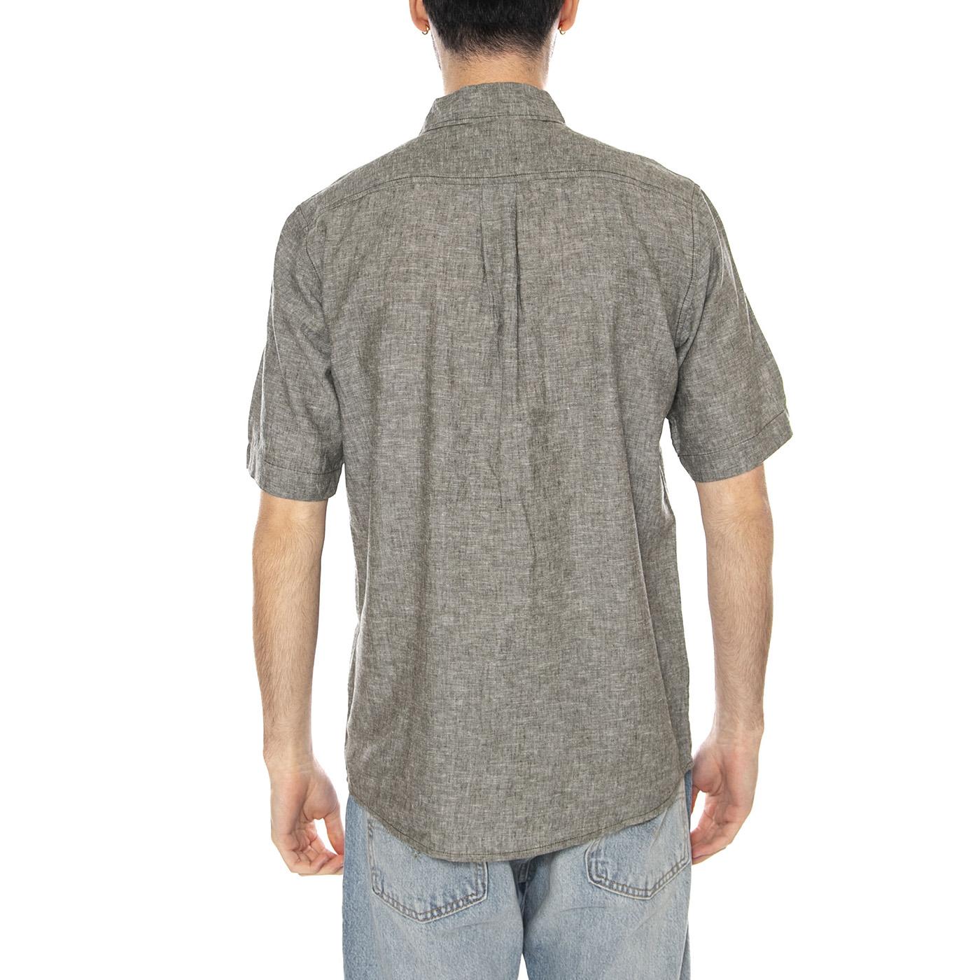 SHIRT DEEP DEPTHS - Camicia Maniche Corte Uomo Beige 112378047 GRN WRANGLER 