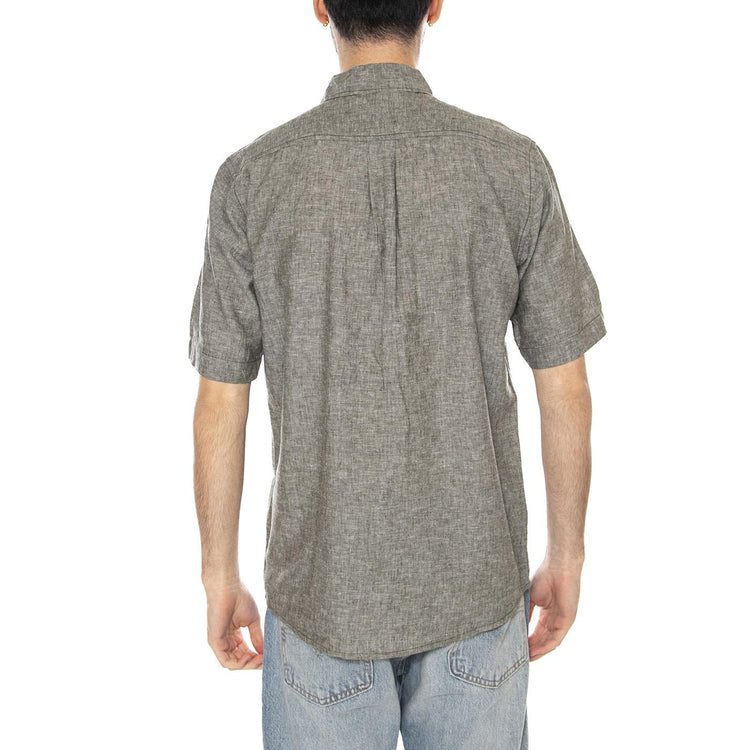 SHIRT DEEP DEPTHS - Camicia Maniche Corte Uomo Beige 112378047 GRN WRANGLER 