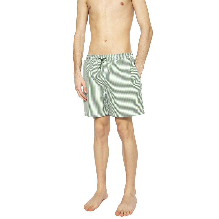 Colby Seersucker F Green Meadow - Costume da Bagno Uomo Multicolore F4SSE078387  FARAH 