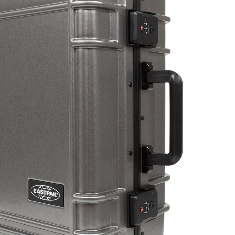 Resist'r Case S Brushed Metal - Valigia Trolley Bag Grigia EK0A5BJE4S11  EASTPAK 