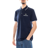 Maglietta M/C - Polo Lacoste con Logo Uomo Blu  Uomo LACOSTE