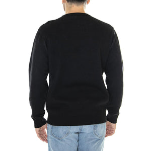 Bad News Crewneck Sweater Black - Maglione Girocollo Uomo Nero KN00463-BLACK  HUF 