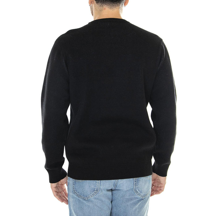 Bad News Crewneck Sweater Black - Maglione Girocollo Uomo Nero KN00463-BLACK  HUF 