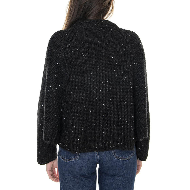 021SD53060 - Maglione Donna Nero Diamante 021SD53060 -S3000  ALESSIA SANTI 