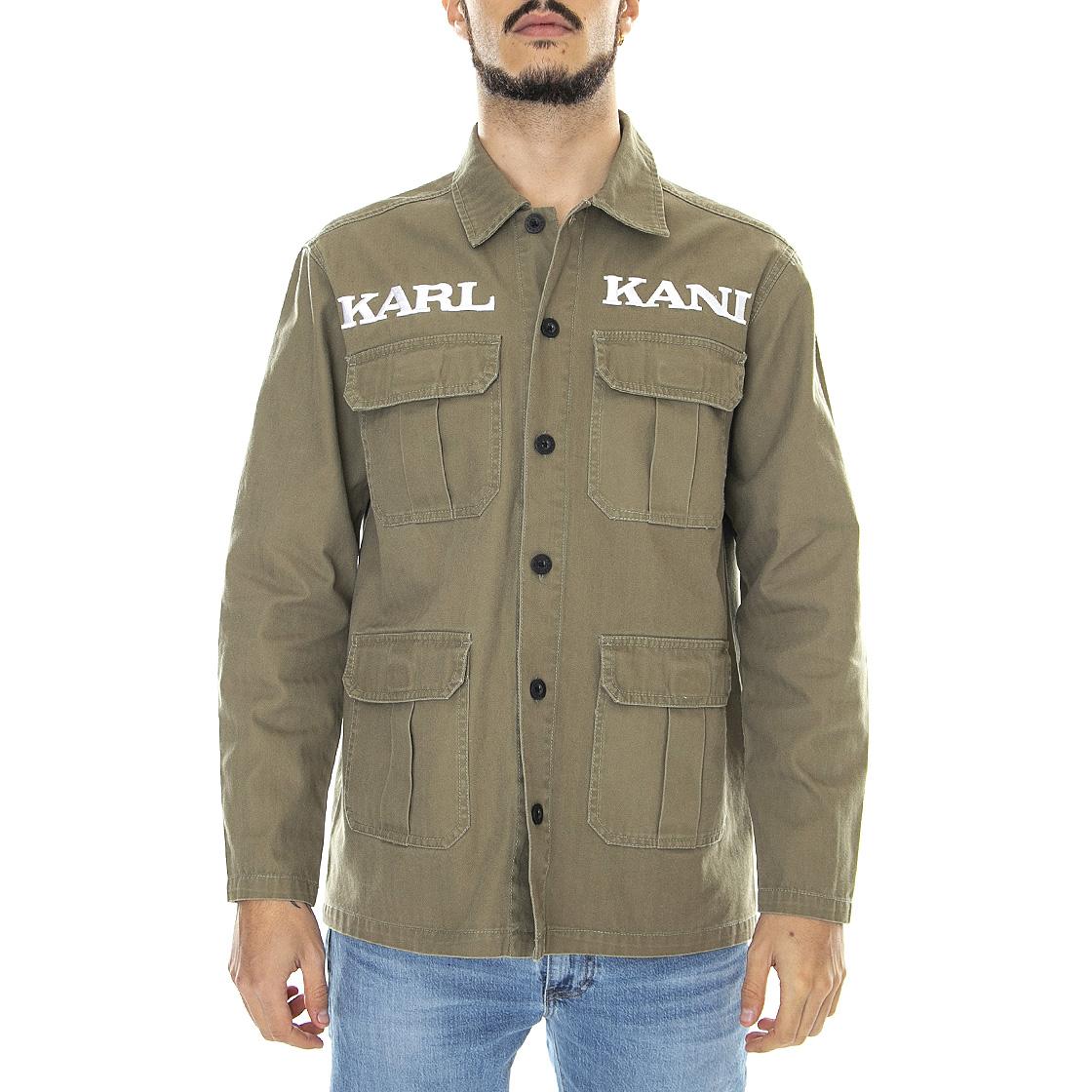 Retro Utility - Giacca Invernale Uomo Verde Scuro KRCKM213-020-1  KARL KANI 