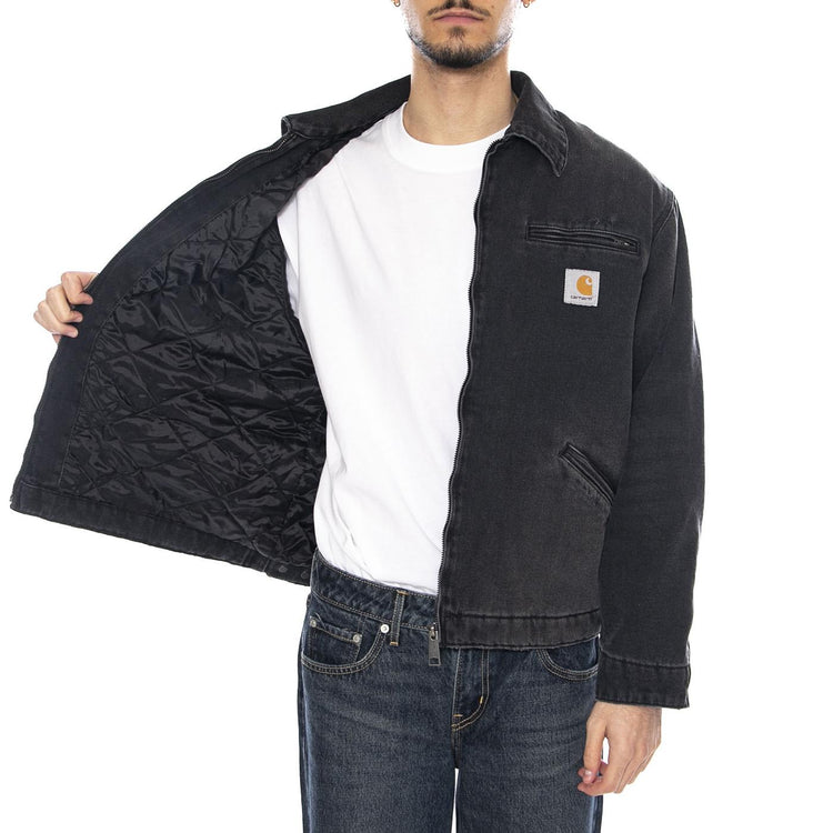 OG Detroit Jacket - Giacca Uomo Nera I036259 89B7 CARHARTT WIP 
