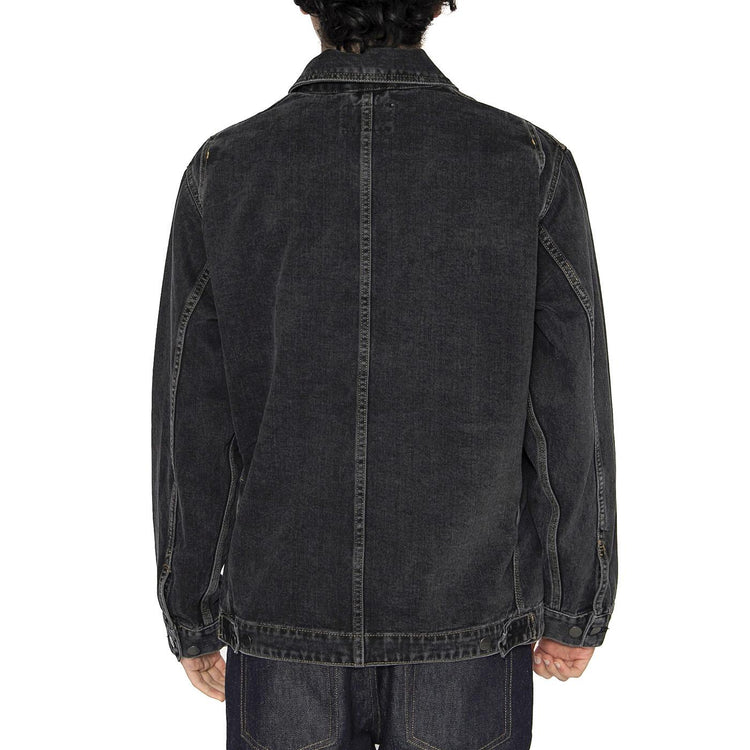 OG Double Front Jacket Black - Giacca Denim Jeans Uomo Nera I034866.8906  CARHARTT WIP 