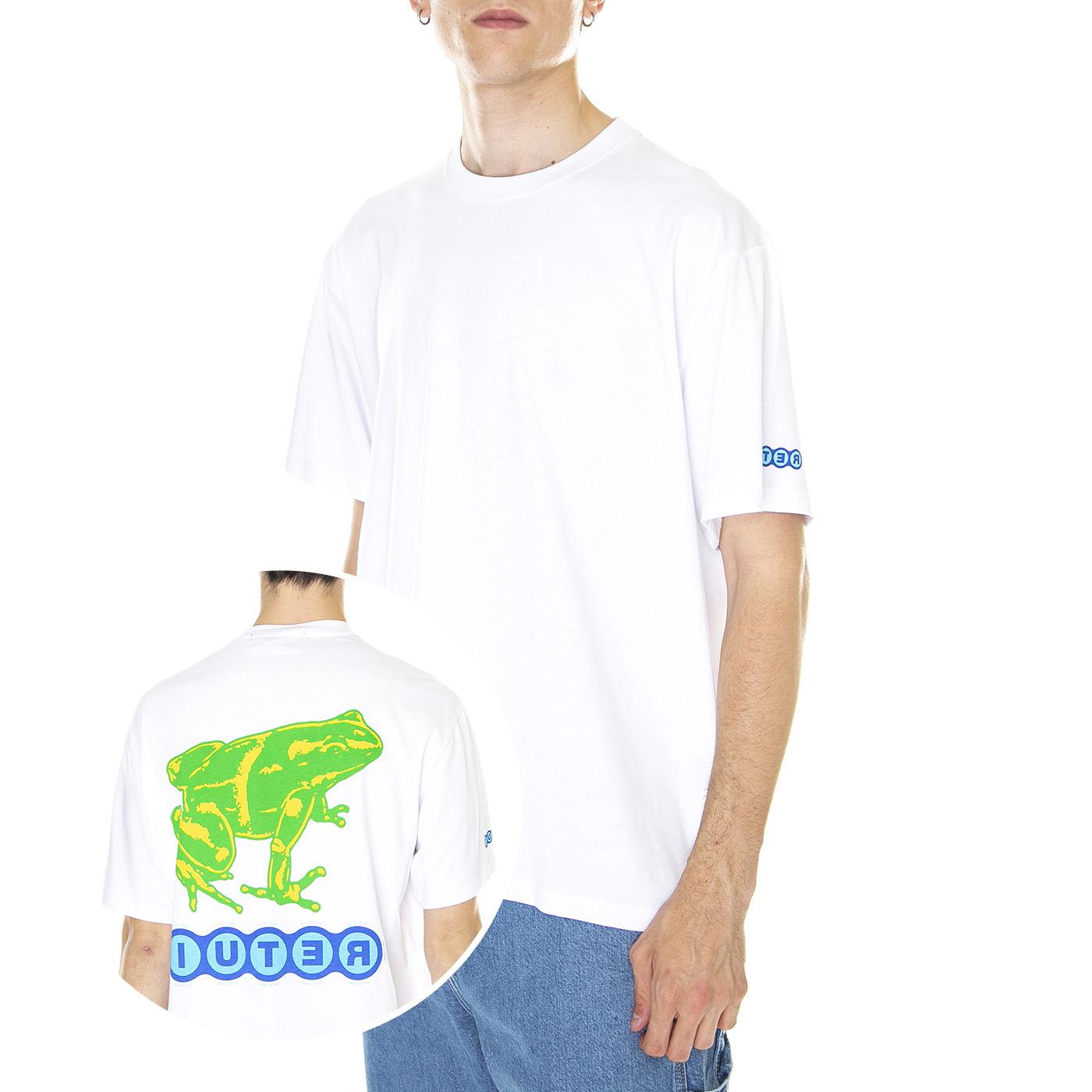 M' Poison Tee White - Maglietta Girocollo Uomo Bianca 23SITS32-WHITE  IUTER 