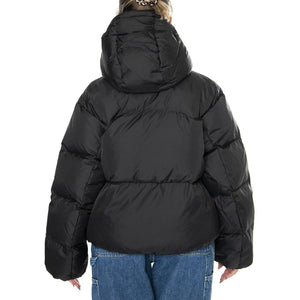 Western Bubble Shorty Caviar Black - Giacca con Cappuccio Donna Nera A8527-0003  LEVIS 