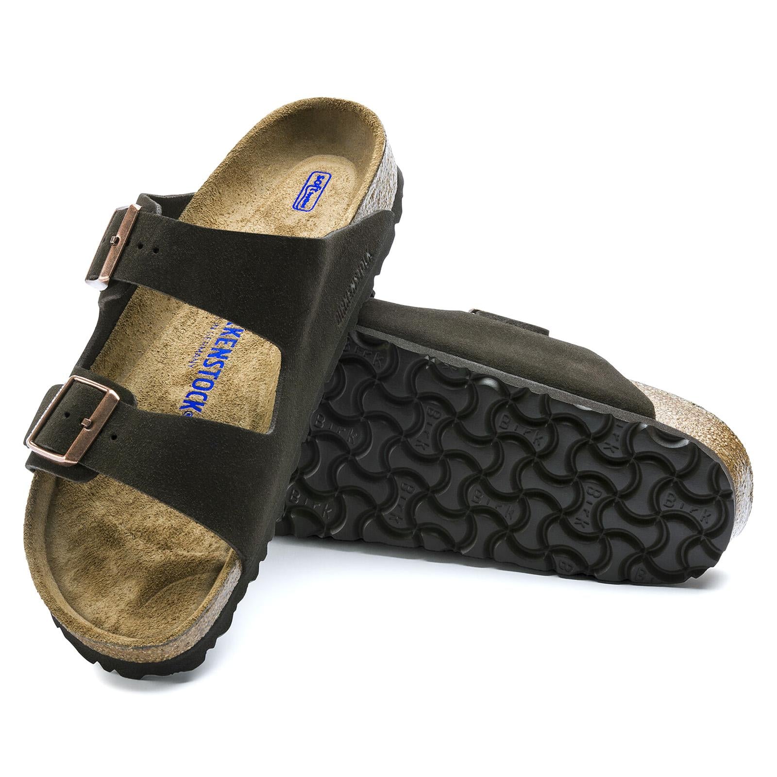 Unisex Arizona SFB Mocca Brown Sandals - Regular Fit 951313  BIRKENSTOCK 