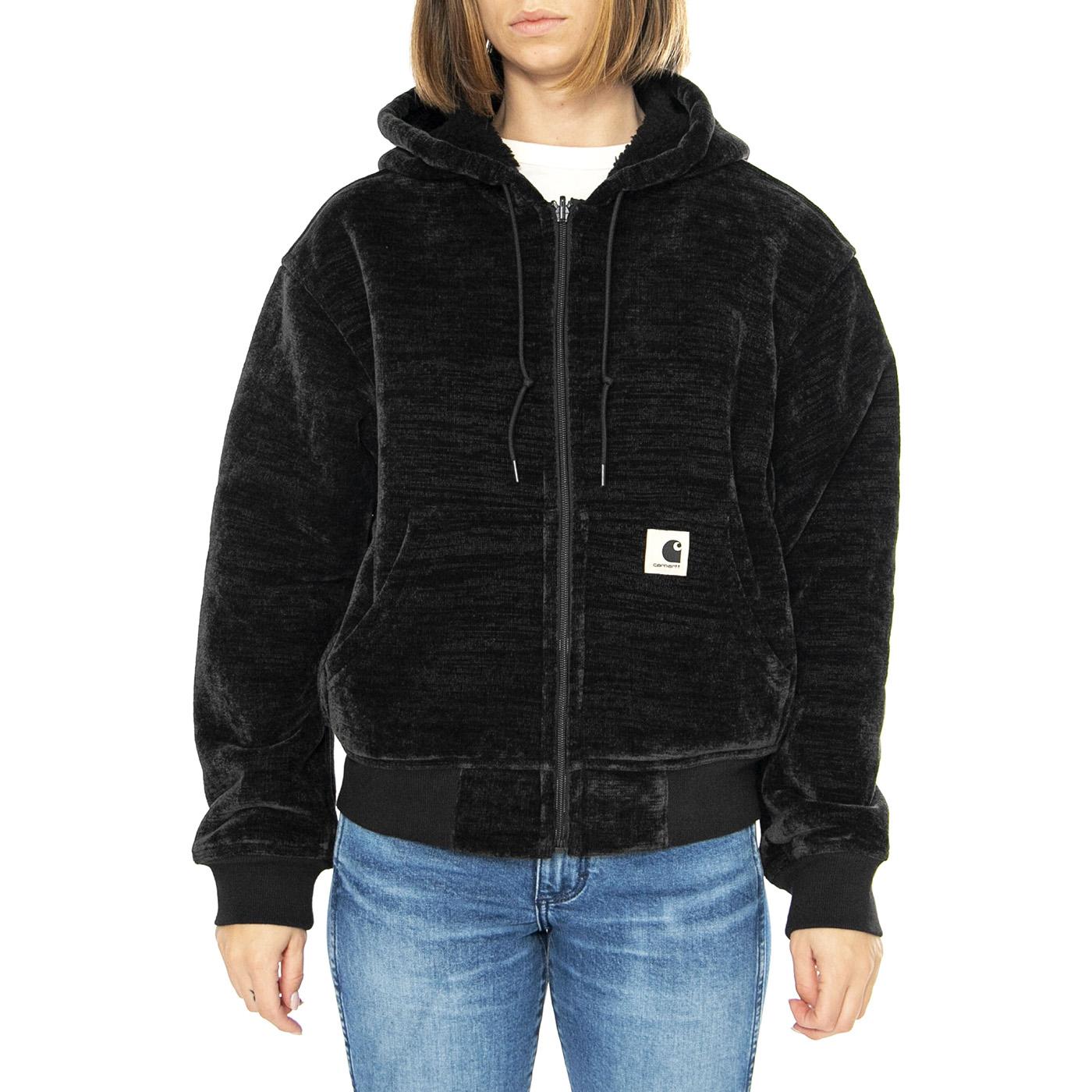 W' OG Active Sweat Jacket Black - Giacca Donna Nera I033905.89XX  CARHARTT WIP 