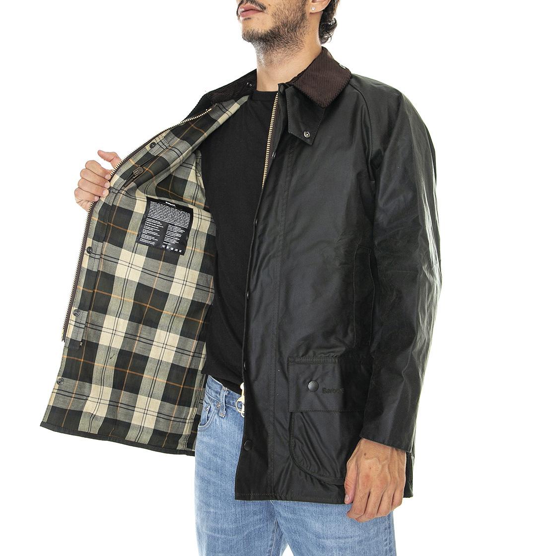 Beaufort Wax Jacket Sage - Giacca Invernale Uomo Verde FW22-MWX0017-SG91 . BARBOUR 