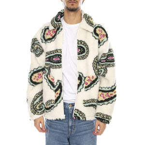 Paisley Sherpa Jakcet Unbleahed Multi - Giacca Uomo Paisley Multicolore 121800550 UBL OBEY 