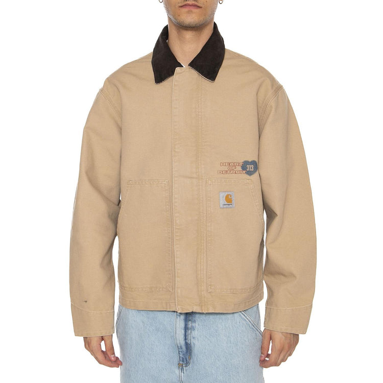 OG Arcan Graphic Jacket Dusty H Brown / Tobacco - Giacca Uomo Marrone I035553.2N260  CARHARTT WIP 