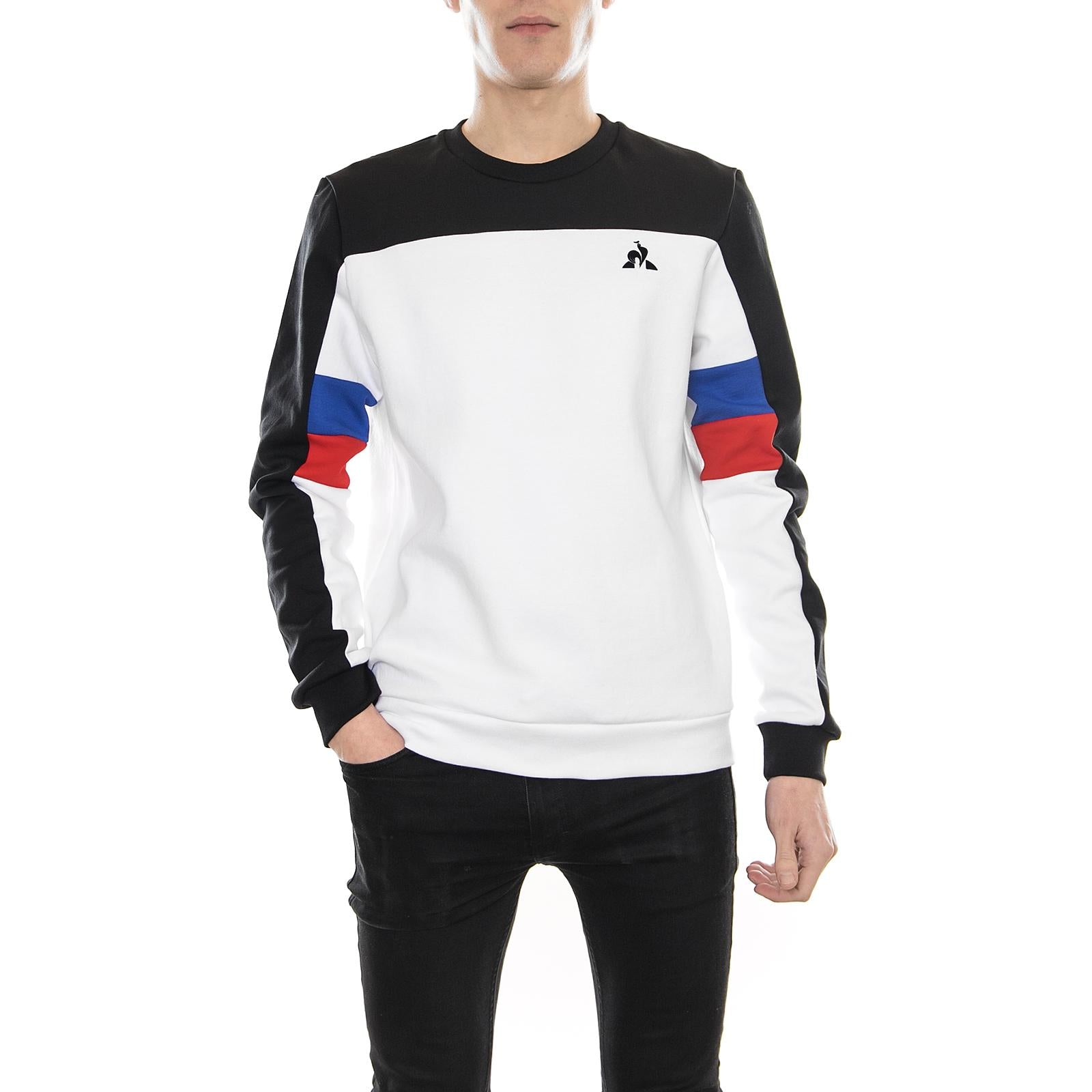INSPI FOOTBALL Crew Sweat N°1 M n.o. white 1810683  LE COQ SPORTIF 