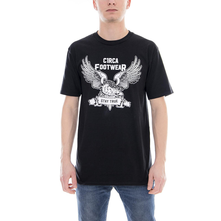 STAY TRUE T-SHIRT BLACK MTS007-BLACK  C1RCA 