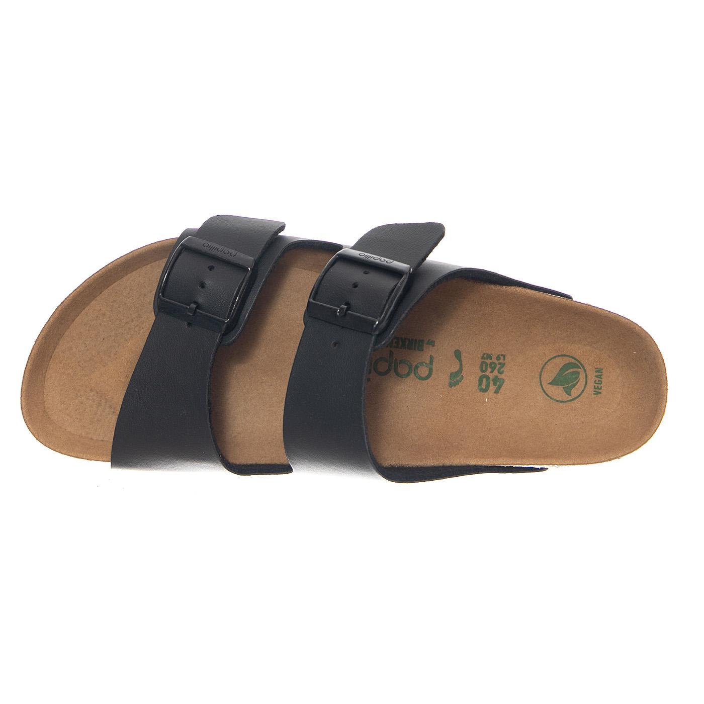 Arizona Platform Vegan Birko Flor Narrow Fit Black - Sandali Donna Neri 1027395 BLK BIRKENSTOCK 