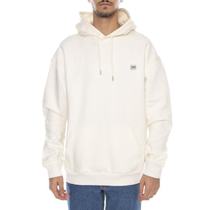 WW Worwear Relaxed Hoodie Ecru - Felpa con Cappuccio Uomo Panna / Ecrù 112372314 . LEE 