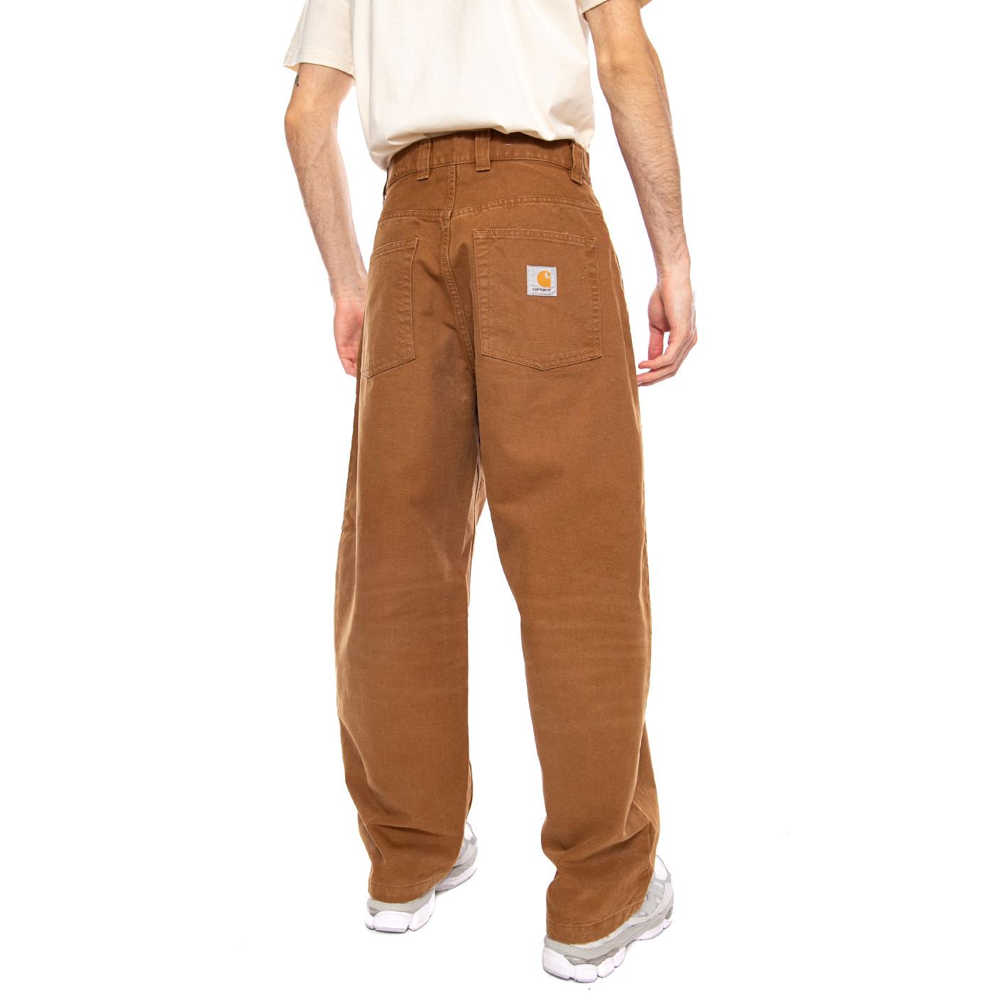 Brandon Pant Hemilton Brown - Pantaloni Uomo Marroni I036311 HZB7 CARHARTT WIP 