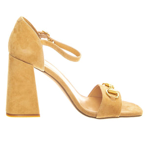 Pop-Star-B Natural Gold Suede - Sandali Donna Beige JCSJCD-176-2-06-NATG  JEFFREY CAMPBELL 