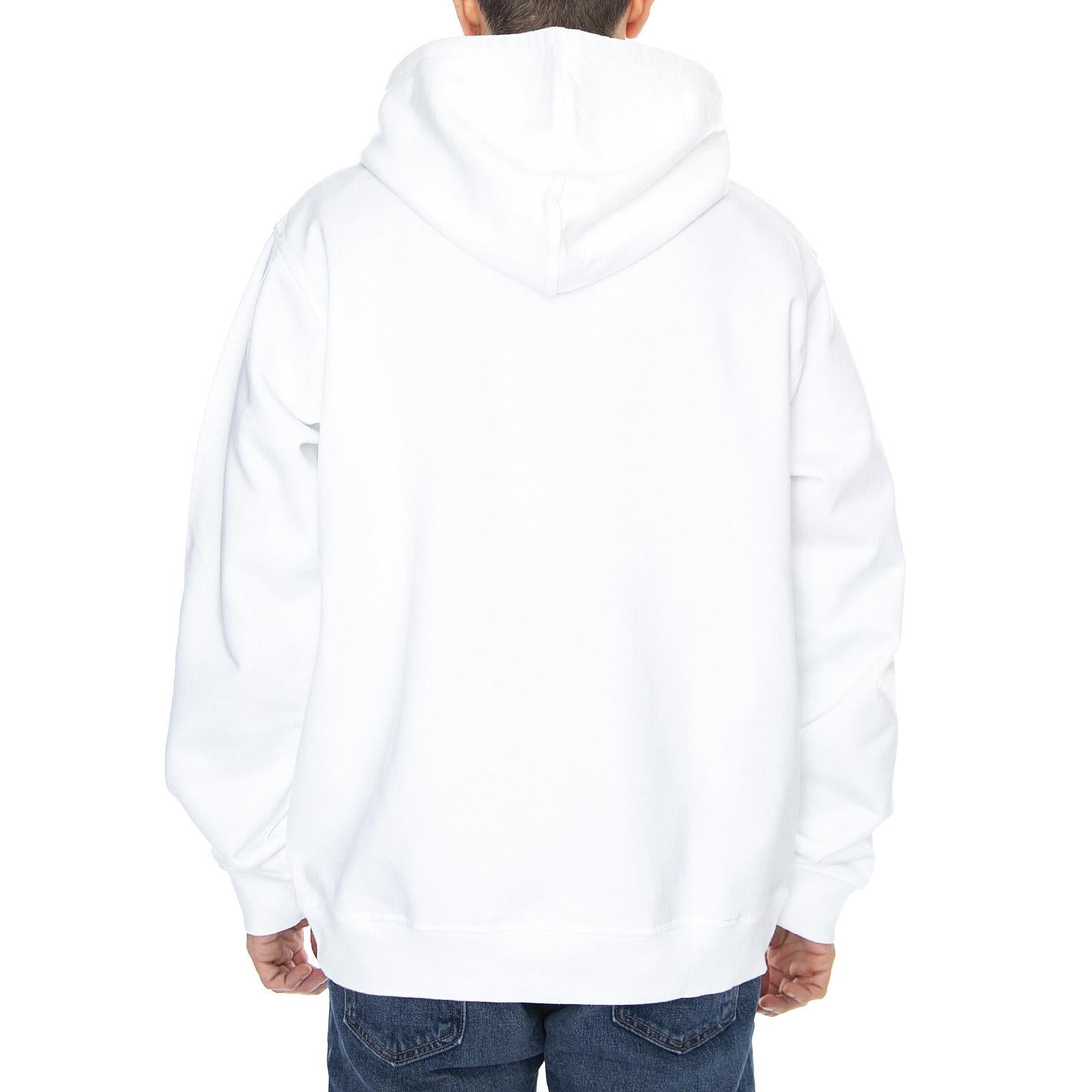 Nevada Hoodie - White - Felpa con Cappuccio Uomo Bianca 03 200062-WH . DICKIES 