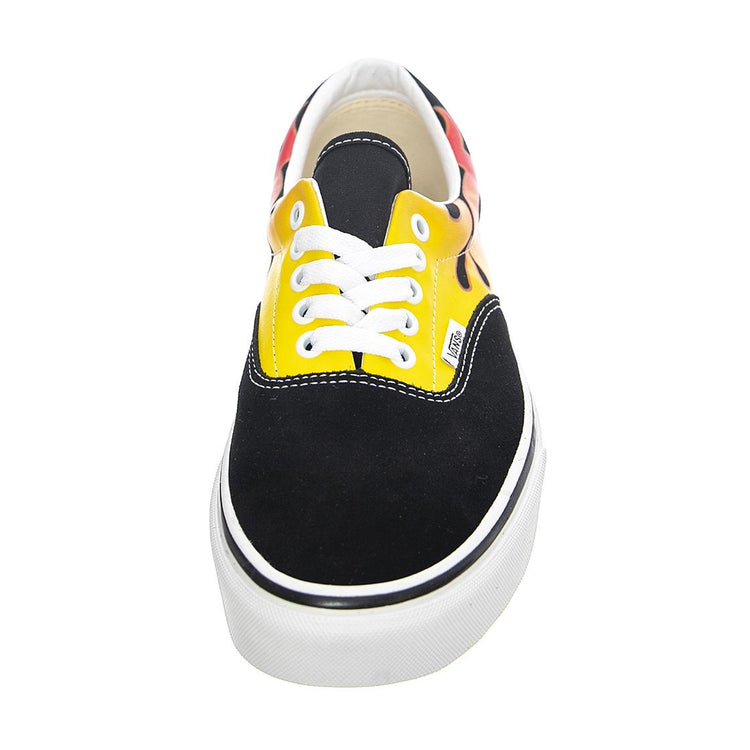 UA Era (Flame) - Scarpe Stringate Porfilo Basso Uomo Nere / Gialle / Black / True White VN0A4BV4XEY1  VANS 