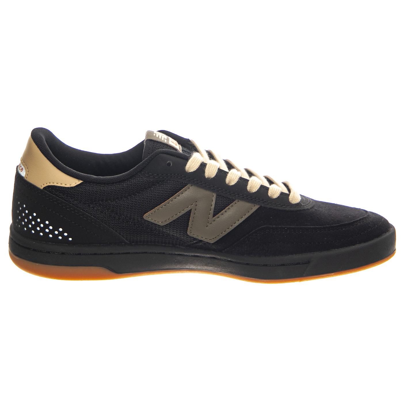 Numeric Skateboarding Black Leather / Textile - Scarpe Profilo Basso Uomo Nere NM440VBS  NEW BALANCE 