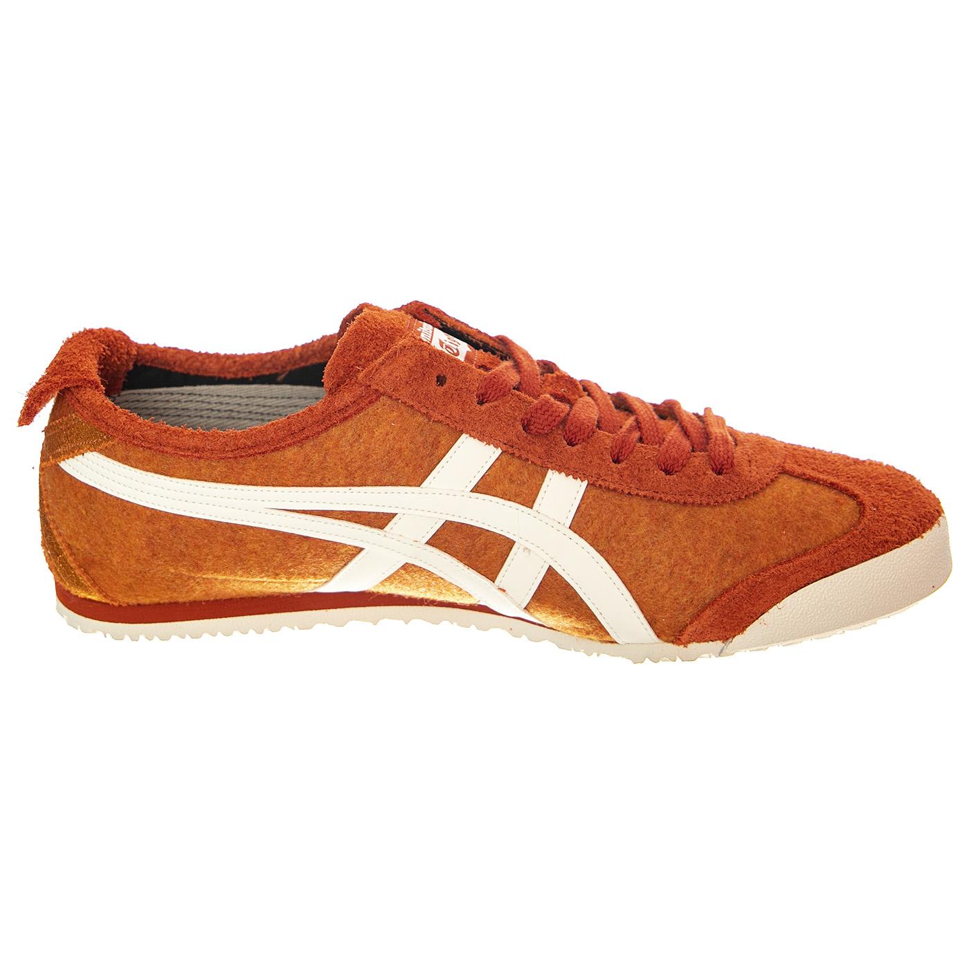 Mexico 66 Rust Red / Cream - Scarpe Stringate Profilo Basso Uomo Arancioni 1183C082-600  ASICS 