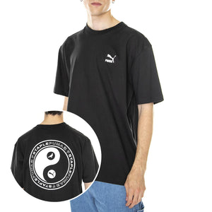 M' PUMA x STAPLE Tee PUMA Black - Maglietta Girocollo Uomo Nera 539824-01  PUMA 