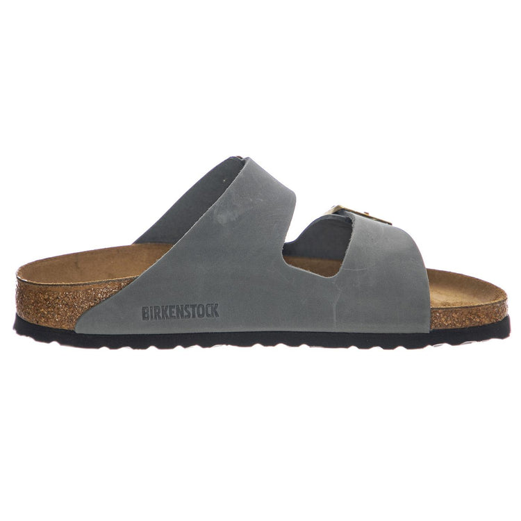 Arizona basalt gray, Oiled Leather - Sandali Donna Grigi 1029253  BIRKENSTOCK 