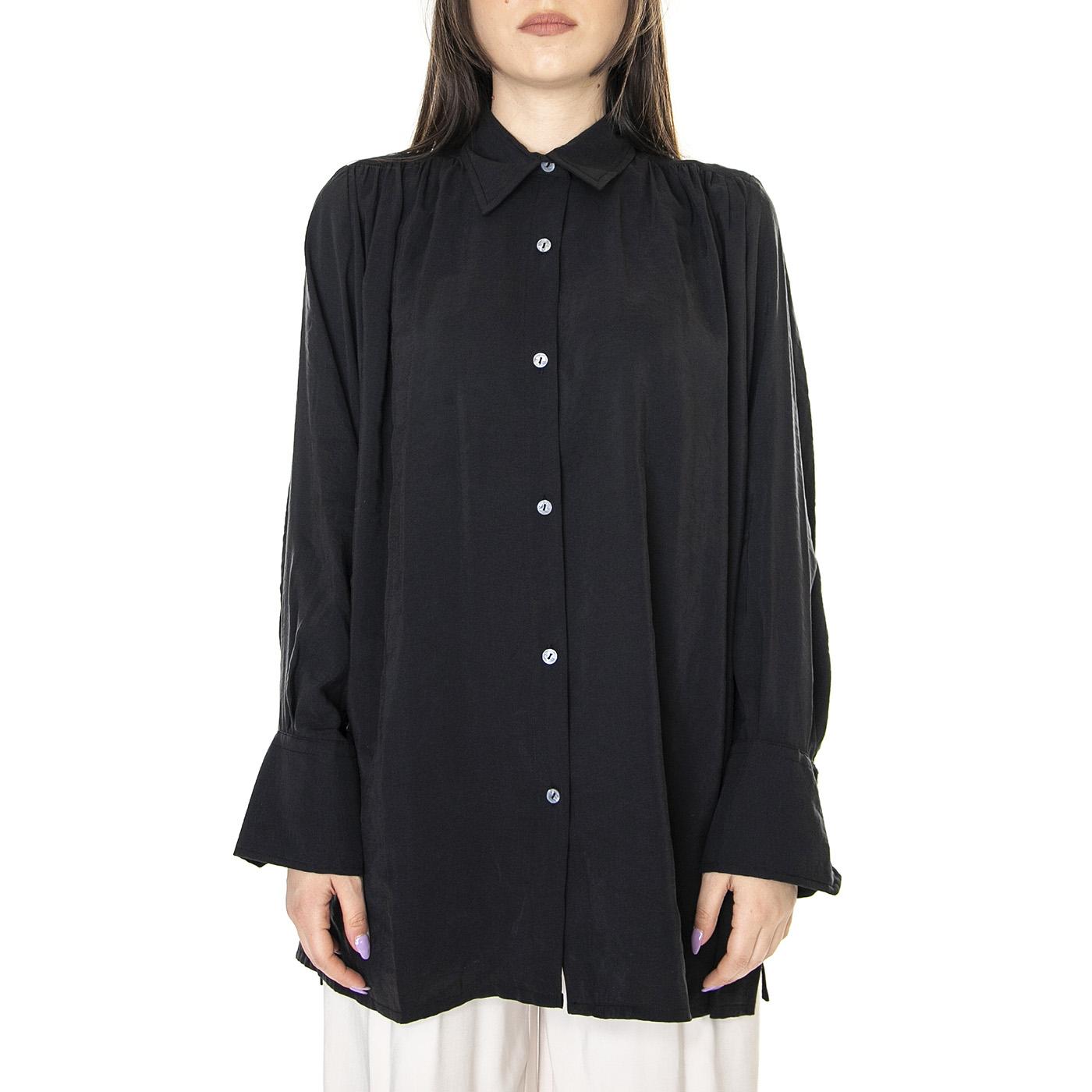 W' Jenny Black - Camicia Donna Nera 330846-110  ELVINE 